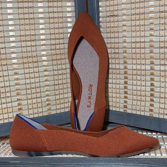 Rothy's Shoes - Rothy's Women's The Point II Terracotta Flats